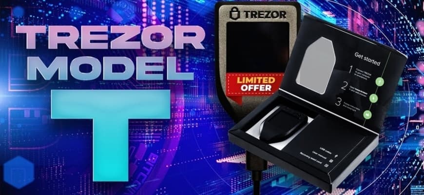 Аппаратные криптокошельки купить Trezor T